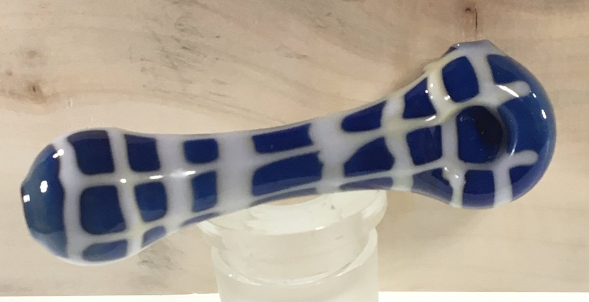 JRL Light Blue Wrap & Rake Hand Pipe 1.5b - SGS - JRL