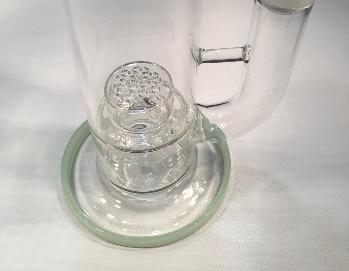 Simple Slant Tube with Jade Green Water Pipe - SGS - Unbranded