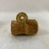 Amber with Red Frit Chillum