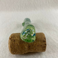 Green and Blue Frit Chillum