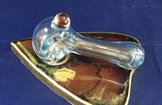 Brown Swirl Marble Hand Pipe - SGS - Antonio Casale