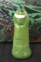 Green Thumb Shaped Glass Chillum - SGS - Kristi Lynn Conant
