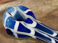 JRL Light Blue Wrap & Rake Hand Pipe 2.0 - SGS - JRL
