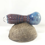 Red, White and Blue Web Hand Pipe - SGS - The Breakfast Bowl