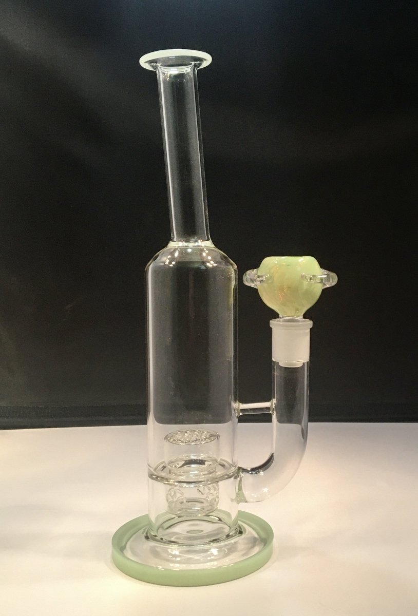 Simple Slant Tube with Jade Green Water Pipe - SGS - Unbranded