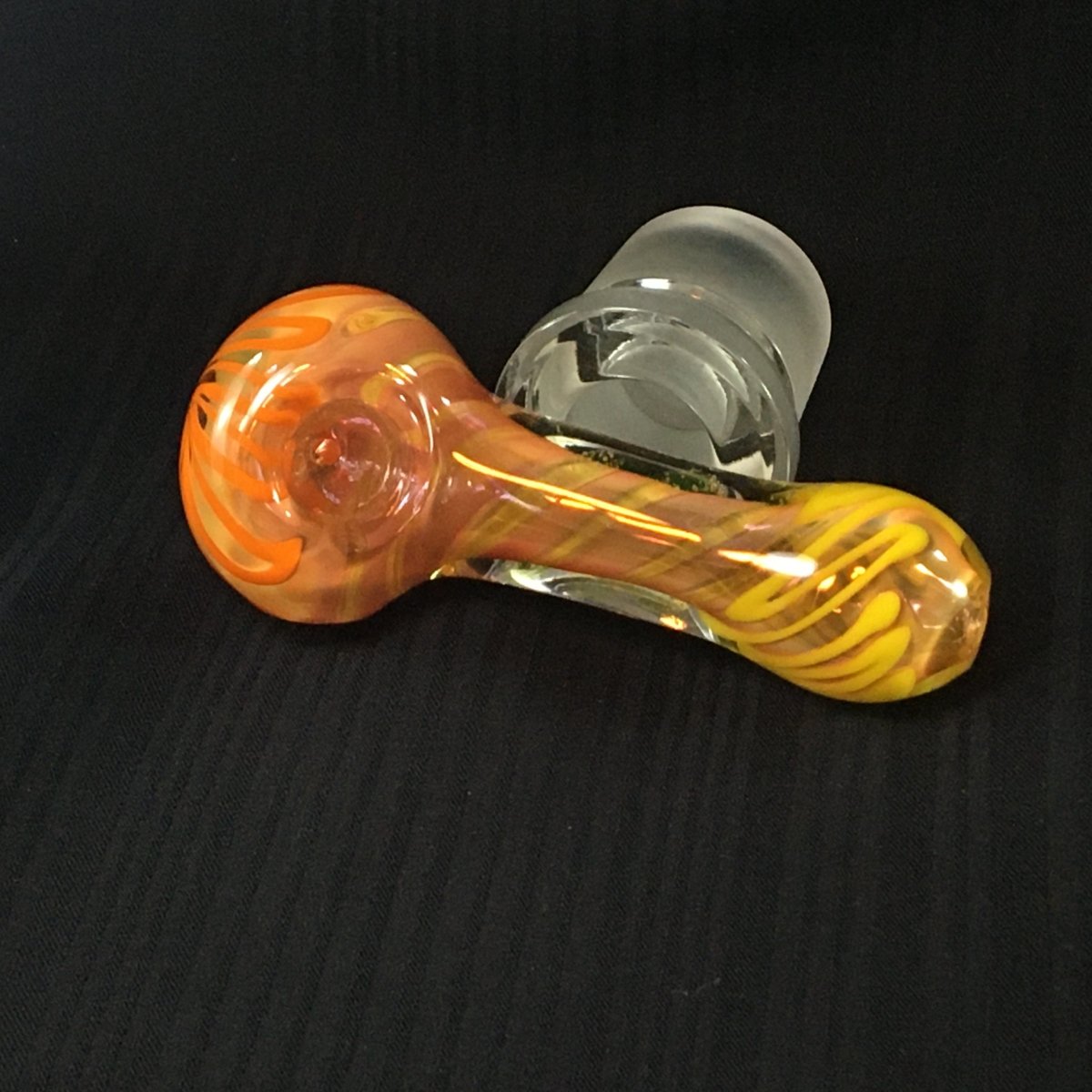 Sunrise Sunset Spiral Spoon Hand Pipe - SGS - SGS