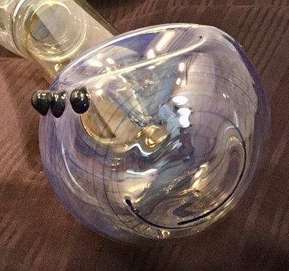 XXL Spon Pipe - Cobalt Stripes and Marbles - SGS - SGS