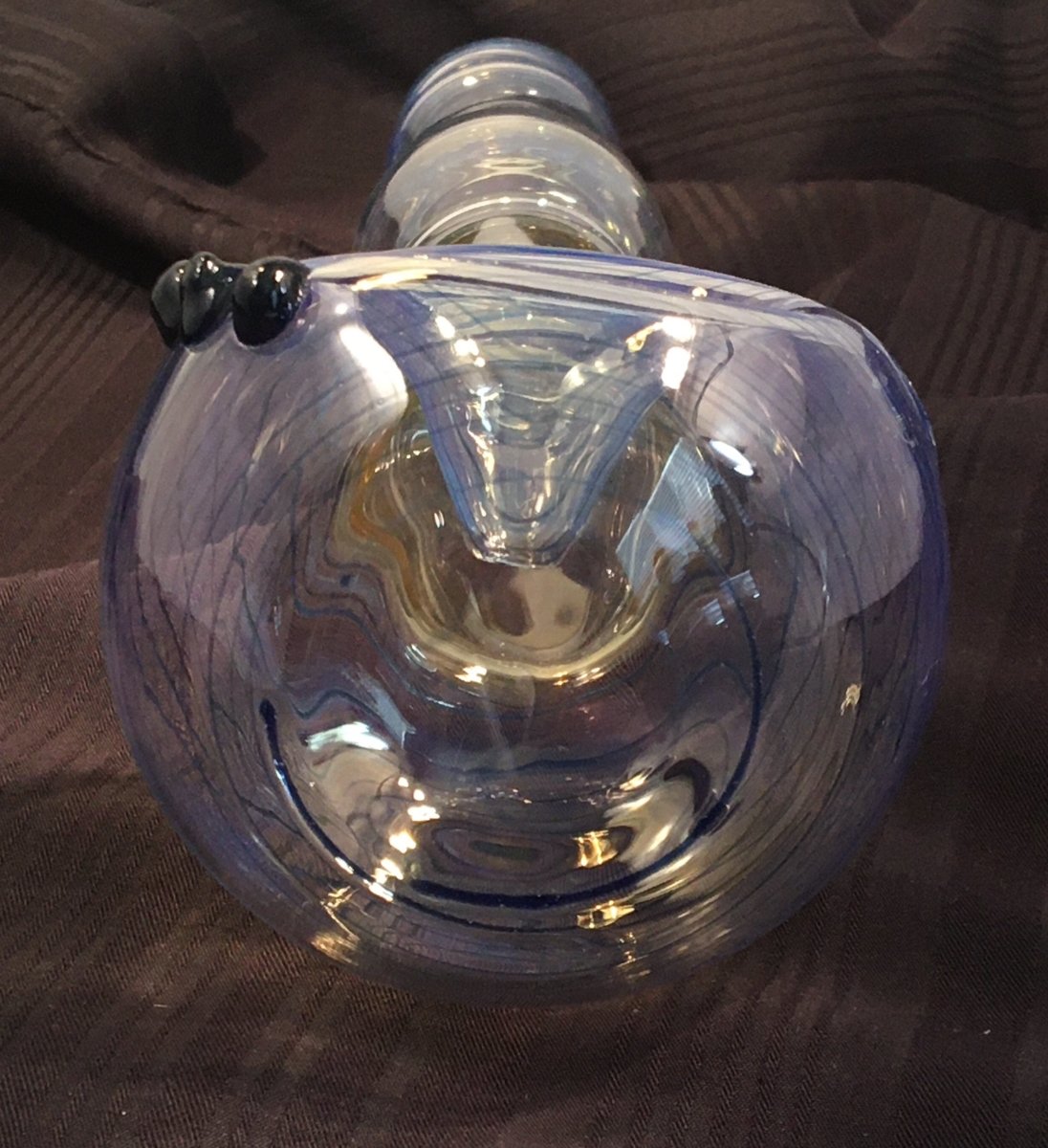 XXL Spon Pipe - Cobalt Stripes and Marbles - SGS - SGS